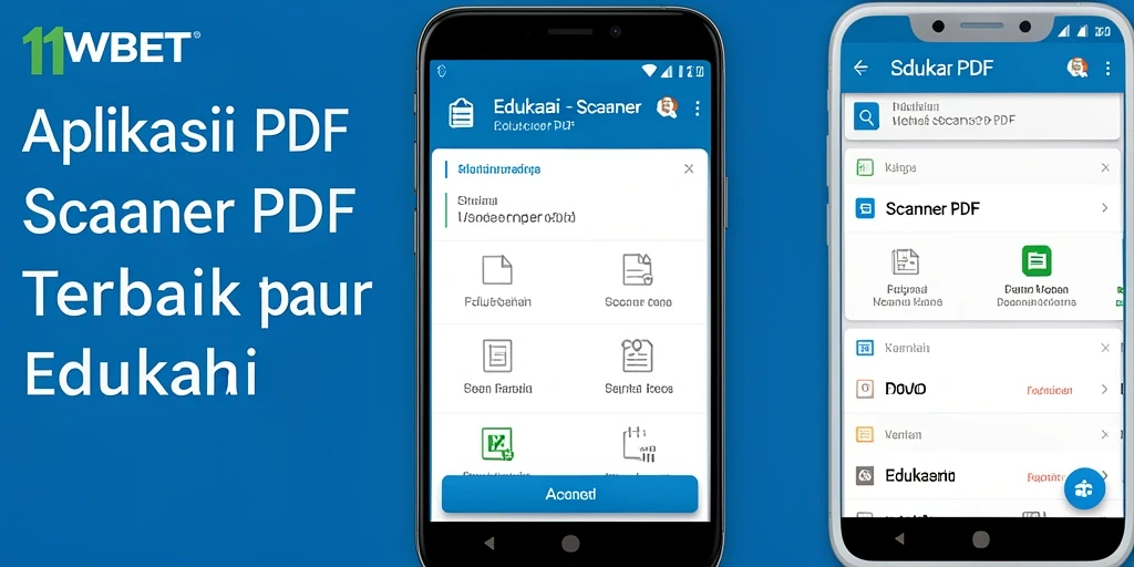Tampilan antarmuka aplikasi 11WBET untuk pemindaian PDF.