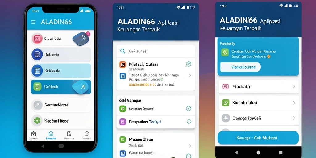 Tampilan antarmuka aplikasi Cek Mutasi ALADIN66 yang intuitif.